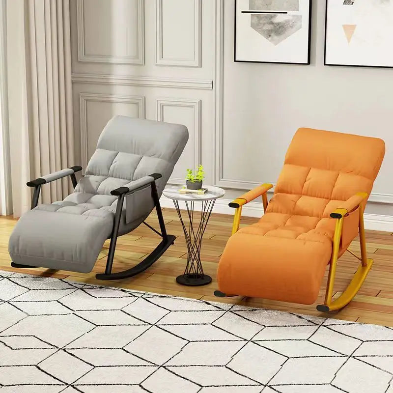 Plush Adjustable Recliner Rocking Chair For Comfort on Luulla